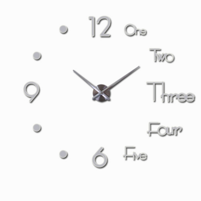 שעון קיר דקורטיבי בהרכבה עצמית